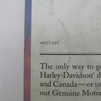 Harley-Davidson 2005 Genuine Motor Accessories and Parts Catalog 99557
