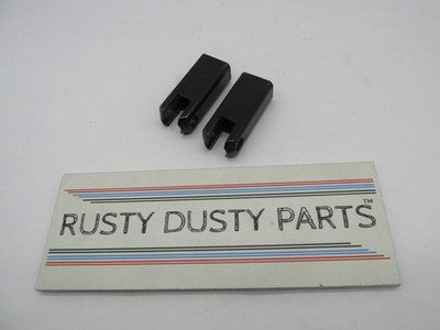 Pair Harley-Davidson Genuine 2" Long Black Foot Peg Extensions Mounts