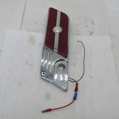 Harley-Davidson OEM Electra Glo B&S Chrome/Red LED Lighted Saddlebag L