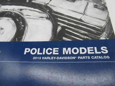 Harley Davidson Official Factory 2013 Police Models Parts Catalog 9954