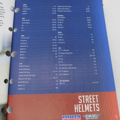 Drag Specialties Parts Unlimited 2024 Helmet and Apparel Parts Catalog