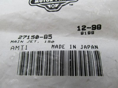 Harley-Davidson Genuine NOS 150 Carb Main Jet 27150-85