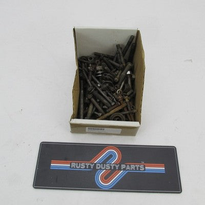 8+ lb Lot Mixed Parts Vintage Triumph Motorcycles BSA Bolts Nuts Washe