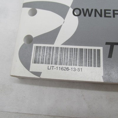 Yamaha OEM 2000 Service Manual TT-R125LWM TT-RLWMC LIT-11626-13-51 5HP