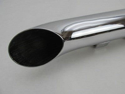 Single Harley Cycle Shack FLSTN Slip On Turn Down Exhaust Muffler MHD-