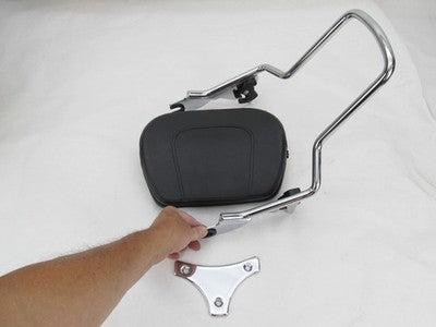 NOS Detachables Passenger Backrest Sissy Bar for Harley Touring 09-Up