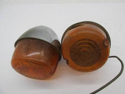 Pair of Harley Davidson Genuine Yankee 1030 Shovelhead Turn Signal Hou