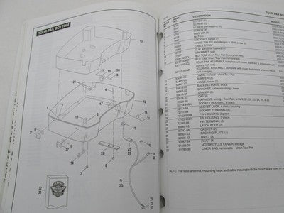 Harley-Davidson 2000 FLTRSEI Screamin Eagle Road Glide Parts Catalog 99428-00