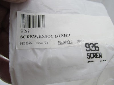 Lot of 8 Harley Davidson NOS Hex Socket Button Head Screw 926