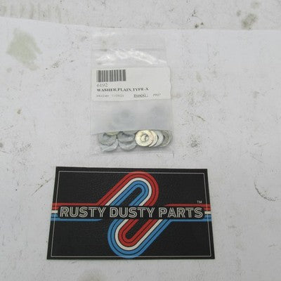 Lot of 16 Harley OEM No.8 x 7/16 x 3/64 Plain Type-A Washers 6192