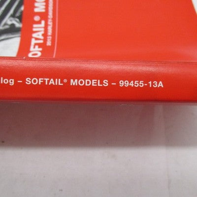 Harley Davidson Official Factory 2013 Softail Models Parts Catalog 994