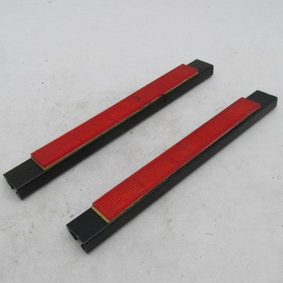 Pair of Harley Davidson OEM Saddlebag Red Latch Reflectors 15A1A