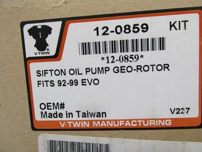 V-Twin NOS Harley Sifton Geo-Rotor Oil Pump Kit 12-0859 | 310507