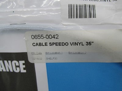 Drag Specialties NOS Harley Front Wheel Drive Speedometer Cable, Black