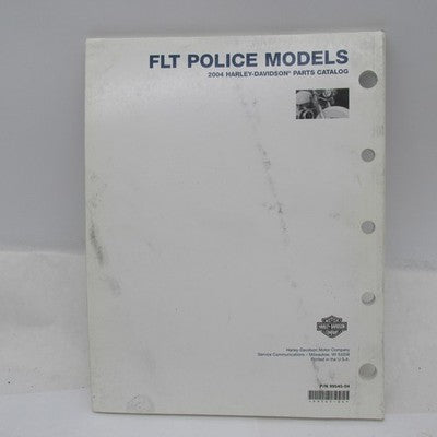 Harley-Davidson Official Factory 2004 FLT Police Models Parts Catalog