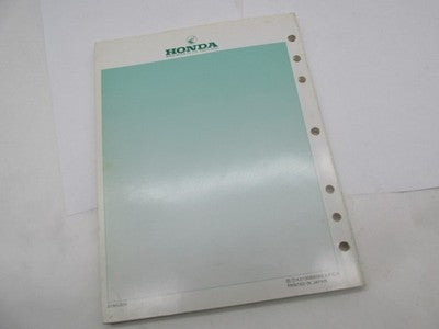 Honda Official Factory 1983-1987 XL600R Shop Service Manual Book