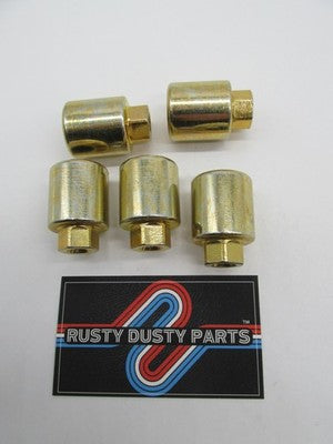 Lot of 5 Harley Davidson NOS OEM Rear Pivot Nut 83496-09