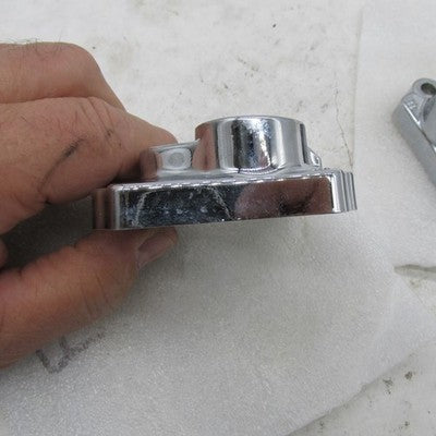 Pair of Harley OEM Stock Twin Cam Lifter Block Covers Chrome 17965-99