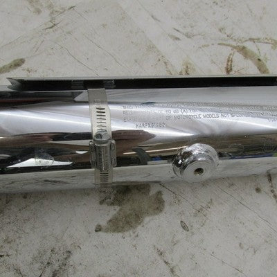 Harley Davidson OEM Softail Catalytic Muffler w/ Chrome Shield 65842-0