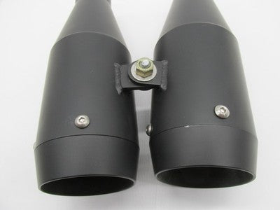 Trask Indian Scout Slip On Mufflers, Black TM-3042BK