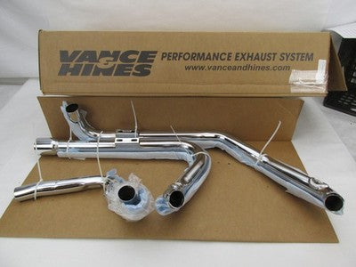 Vance Hines Dresser Duals NOS Harley NIB Chrome Header System 1802-038