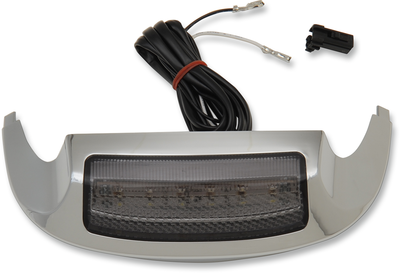 Drag Specialties LED Front Fender Tip Light Chrome/Smoke/White 2040-19