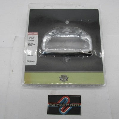 Harley-Davidson OEM NOS 06-11 Dyna Chrome Voltage Regulator Cover Kit