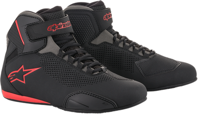 Alpinestars Sektor Vented Shoes Black Gray Red 11.5 2515618131115