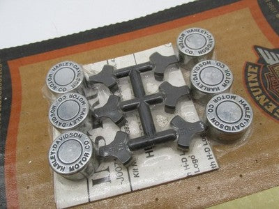Harley Davidson Genuine NOS Chrome 9/16" Hex Bolt Cover Kit 43892-96