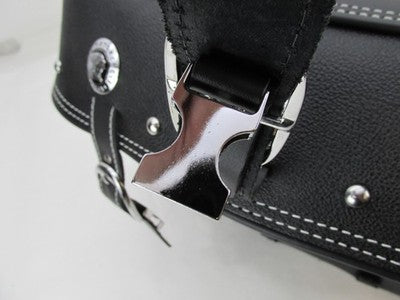 Indian OEM Genuine Soft Leather Saddlebags Pair Assembly, Black 287991