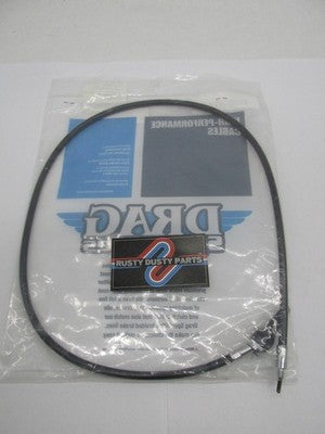 Drag Specialties NOS Harley Front Wheel Drive Speedometer Cable, Black