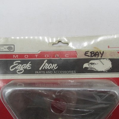 Eagle Iron Chrome Oil Tank Cover w/ Harley-Davidson Bar & Shield Eagle