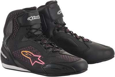 Alpinestars Stella Faster 3 Rideknit Shoes Black/Yellow/Pink 11 251052