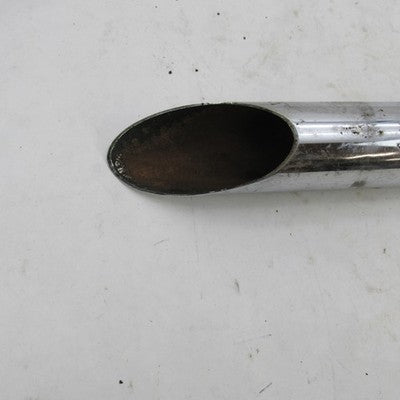 Harley Ironhead Shovelhead Front Cylinder Slash Cut 1-3/4" Exhaust Dra