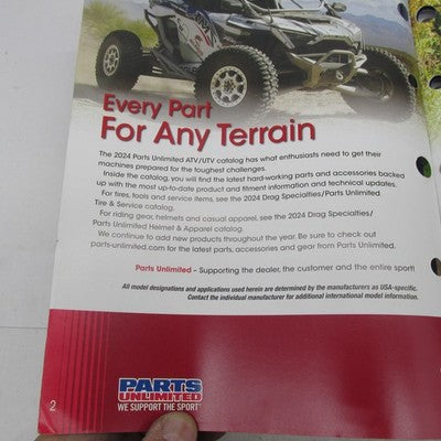 Parts Unlimited 2024 ATV/UTV Parts Catalog Official Manual 9901-3350