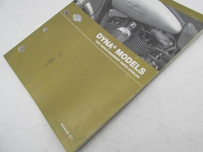 Harley-Davidson Official Factory 2007 Dyna Models Parts Catalog 99439-