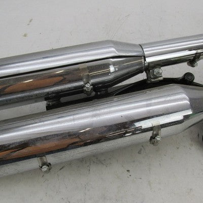 Harley Davidson OEM Softail Chrome Exhaust System w/ Mufflers 64725-08