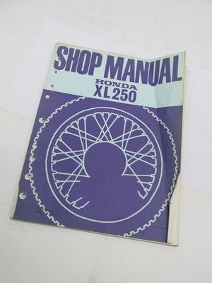 Honda Genuine Official Factory 1972-73 XL250 Shop Service Manual