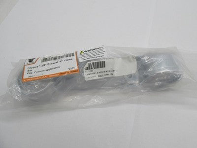 V-Twin NOS 1-3/4" Exhaust "P" Clamp Set, Chrome 31-1011