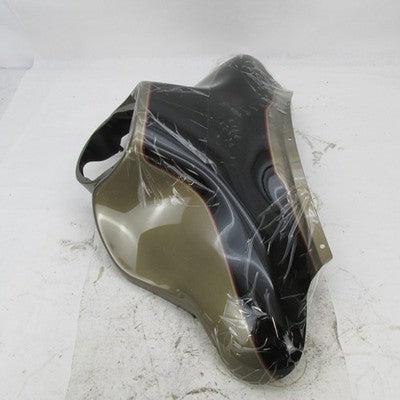 Harley OEM NOS 97-13 Touring Batwing Fairing Vivid Black/Smokey Gold 5