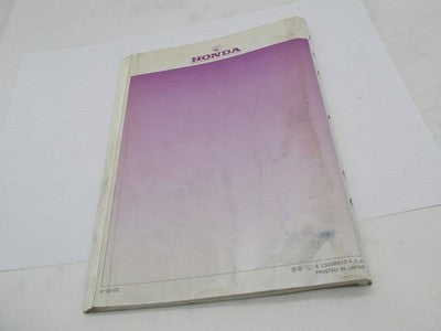 Honda Official Factory 1985-1987 CH80 Elite Motorcycle Service Manual