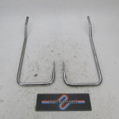 Pair of Harley Davidson OEM Chrome Left & Right Saddlebag Guards EVO F
