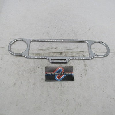 Harley OEM Chrome Radio and Gauge Faceplate Bezel Trim Cover 99-06 746