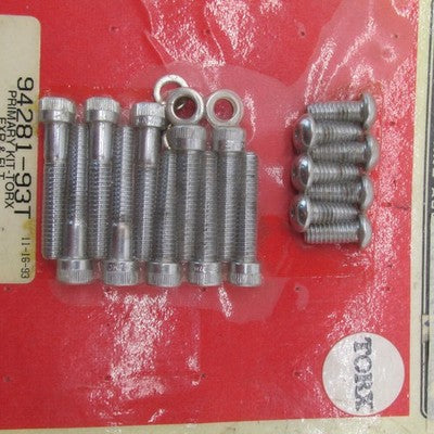Eagle Iron NOS Chrome Torx Primary Bolt Kit 1988-93 FXR FLH FLT 94281-