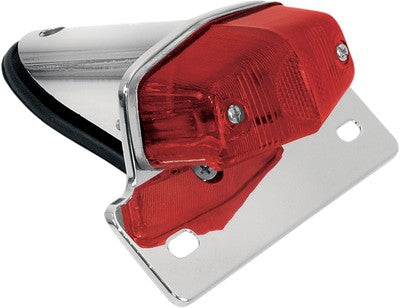 Emgo Lucas-Style Taillight with Chrome Bracket 62-21521