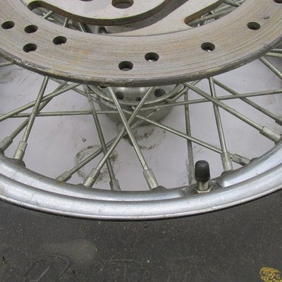 Harley OEM 16x3" Rear 40-Spoke Laced Wheel w/ Brake Disc Rotor 40976-0