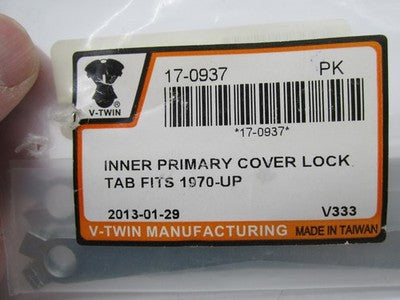 LOT of 5 V-Twin NOS Harley 1970-Up Inner Primary Cover Lock Tab 17-093