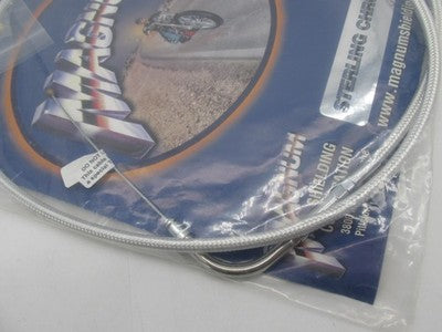 Magnum NOS 33218 Harley 47.5" Braided Throttle Cable, Chromite II 0650