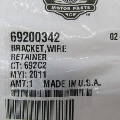 Lot of 3 Harley-Davidson OEM Wire Retainer Brackets 69200342