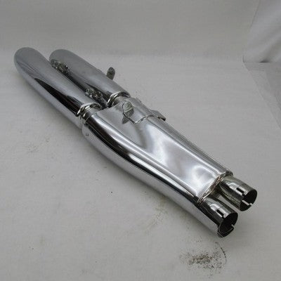 Harley OEM 02-07 V-Rod VRSC Chrome Exhaust Midpipe & Mufflers 65151-01